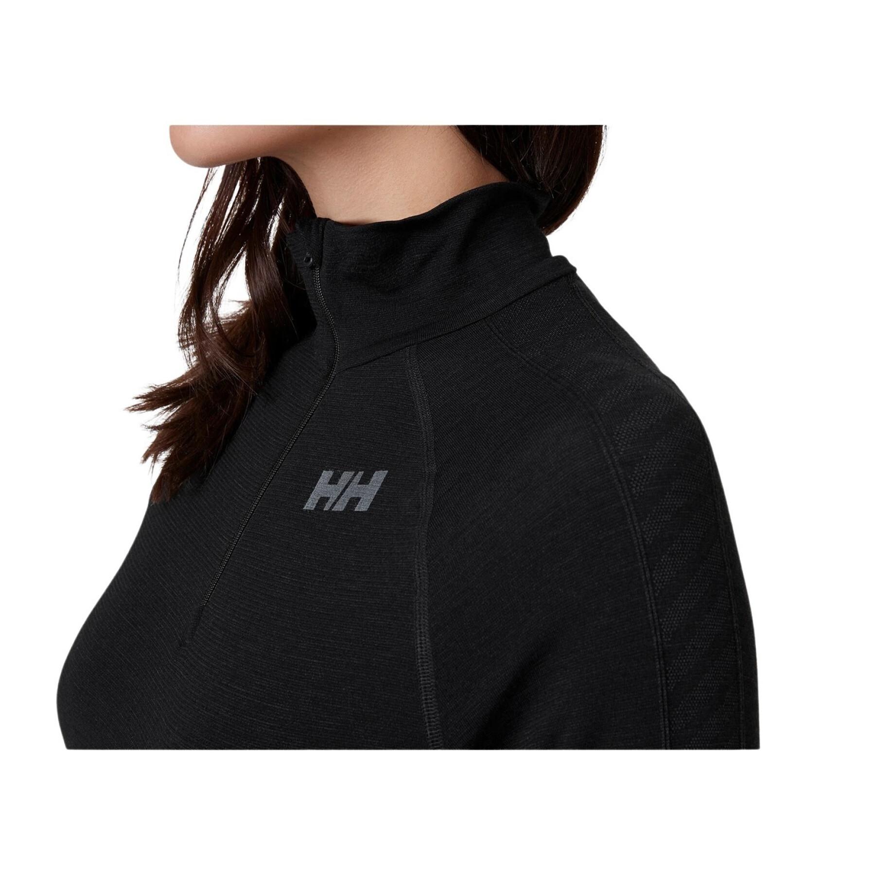Sweatshirt 1/2 zip woman Helly Hansen h1 pro lifa seamless